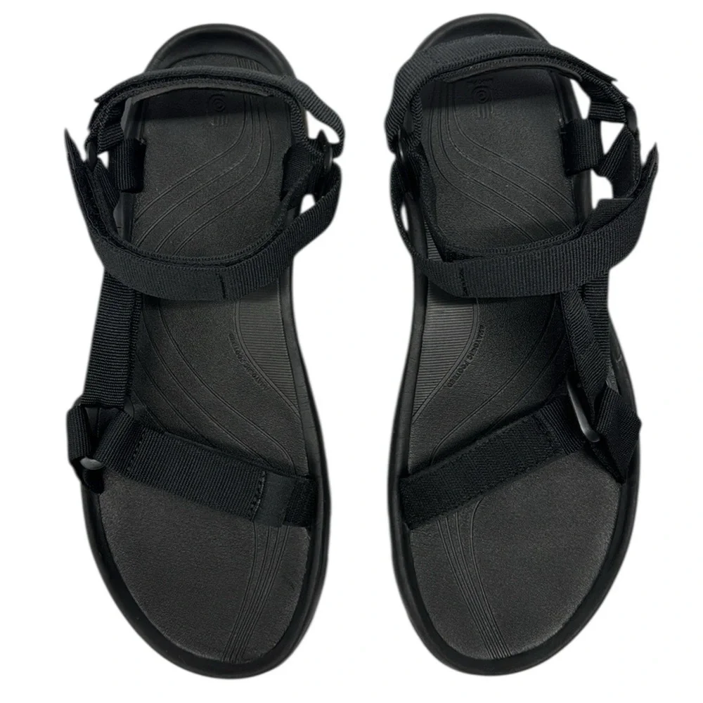 New-NIB Teva Hurricane 4 Black Hiking Outdoor Water Sport Sandals Men's Size 14